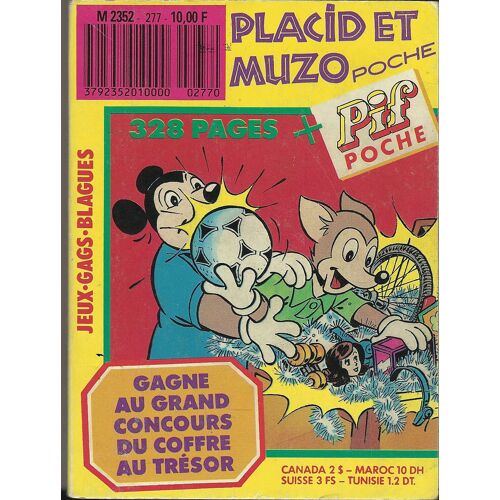 "Pif Poche" "Placid Et Muzo Poche" 277 Volume Double  N° 277