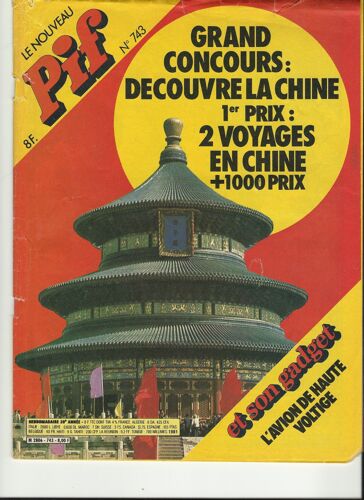 Pif Gadget N°743 L'avion De Haute Voltige