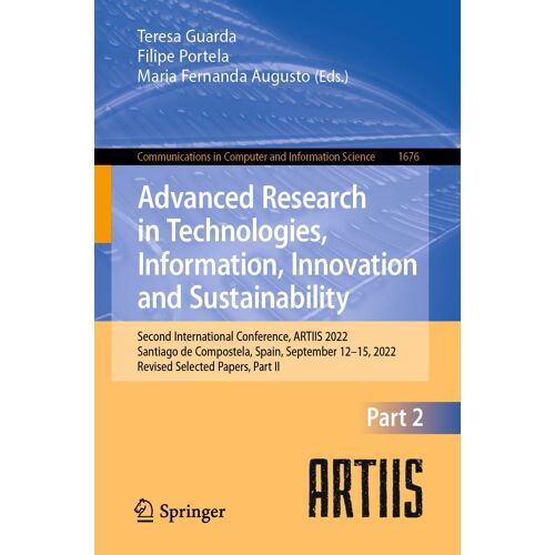 Advanced Research In Technologies, Information, Innovation And Sustainability