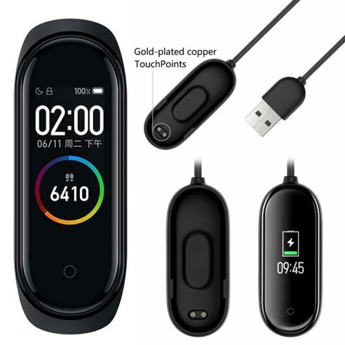 Câble adaptateur de chargeur USB, pour montre intelligente Xiaomi Mi Band 4
