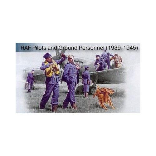 Figurines 2ème Guerre Mondiale : Pilotes Et Mécaniciens Raf 1939-1945