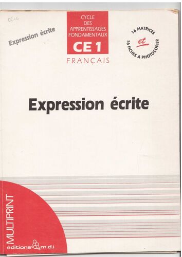 Expression Ecrite Ce1