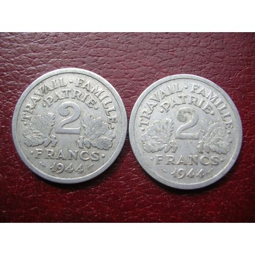 2 Francs 1944 B Et 1944 C