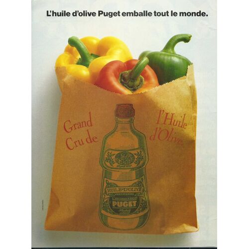 Publicité Papier - Huile D'olive Puget De 1989
