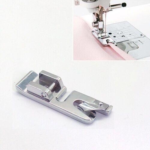 1 pièces ourlet roulé friser pied-de-biche pour Machine à coudre Singer Janome accessoires de couture