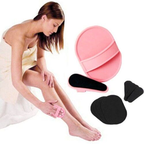 Blaireau Épilation Du Visage Épilation Du Visage Jambes Lisses Bras De La Lèvre Supérieure Exfoliateur Tampons Dissolvant Dispositif De Ponçage