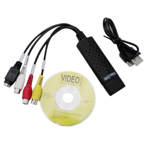 Adaptateur USB Portable 2.0 Easycap pour Capture Audio et vidéo, VHS vers DVD, convertisseur pour windows 7/8/XP/Vista