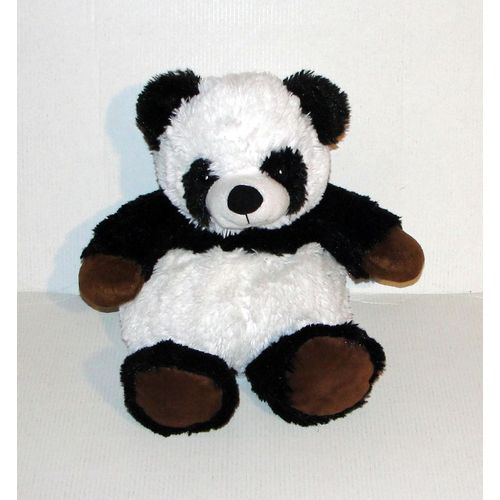 panda bouillotte micro ondable peluche doudou ours intelex grain de blé