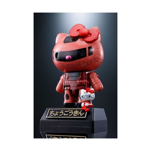 Hello Kitty - Figurine Diecast Chogokin Hello Kitty Char's Zaku Ii Ver. 11 Cm