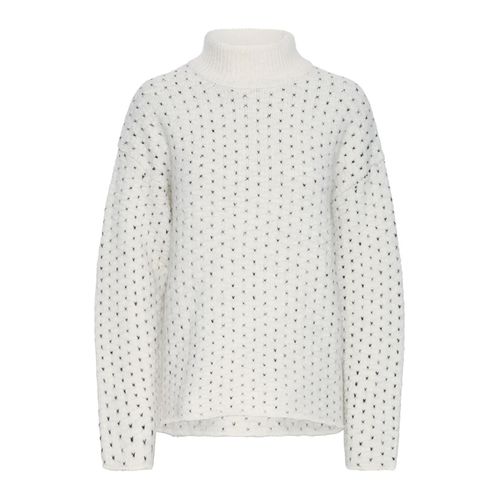 Pull Ichi Ihkamara Ls19 Ecru Xs