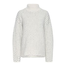 Pull Ichi Ihkamara Ls19 Ecru Xs