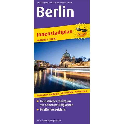 Berlin. Innenstadtplan 1:18 000