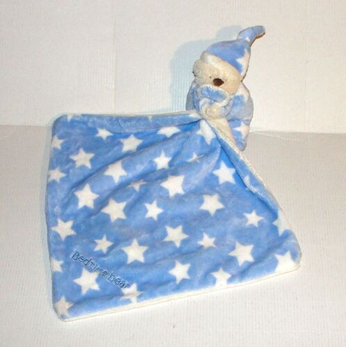 Doudou Ours Beige Bleu Etoile Primark Peluche Ourson Assis