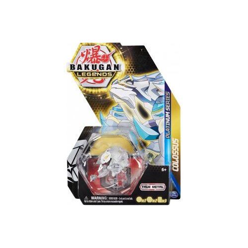 Coffret Bakugan - Pack Legends Colossus : Boule Transparente Figurine - Platinum Série 4 - Set Jouet Garçon et Carte animal