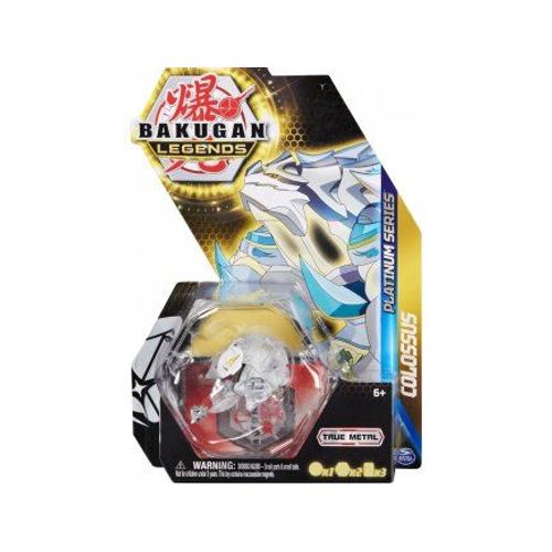 Coffret Bakugan - Pack Legends Colossus : Boule Transparente Figurine - Platinum Série 4 - Set Jouet Garçon Et Carte Animal