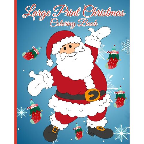 Large Print Christmas Coloring Book