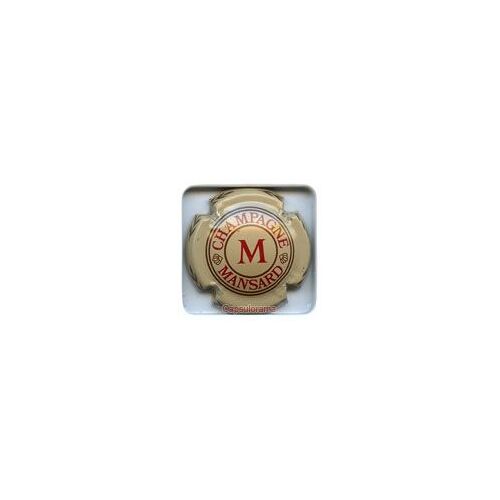 Capsule De Champagne Mansard Beige Et Bordeaux