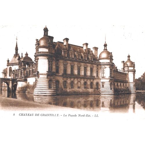 Carte Postale Château De Chantilly (60) - La Façade Nord-Est [Non Circulée]