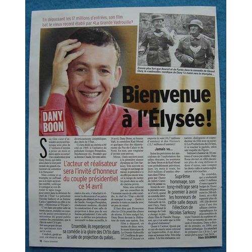 France Dimanche N°3215, Coupure De Presse: Dany Boon