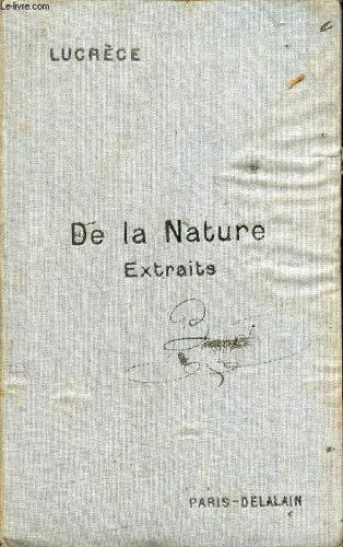 Extraits De Lucrèce Avec Analyses Et Remarques Philologiques - 10e Édition Suivie D Un Index Géographique, Historique Et Mythologique.
