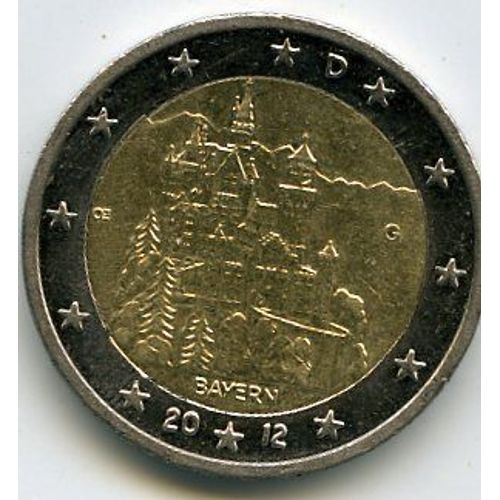 Allemagne 2 Euros 2012 Commémorative Bayern Atelier G