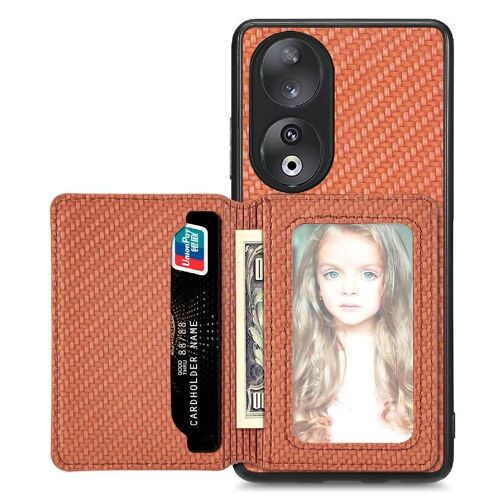 Étui Pour Honneur 90 Support De Carte Magnétique Fonction De Support Sécurité Complète De La Caméra Blocage RFID - Le Brun