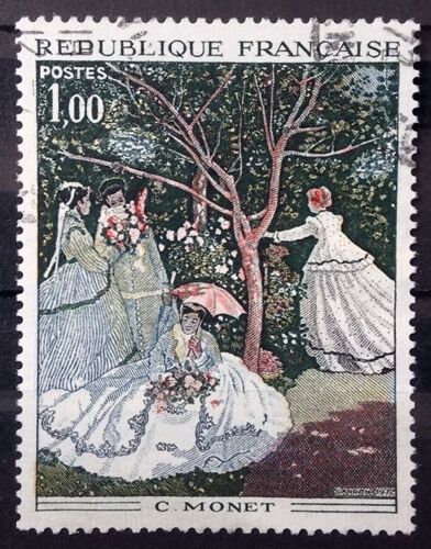 Monet - Femmes Au Jardin 1,00 (Joli N° 1703) Obl - France Année 1972 - N29235