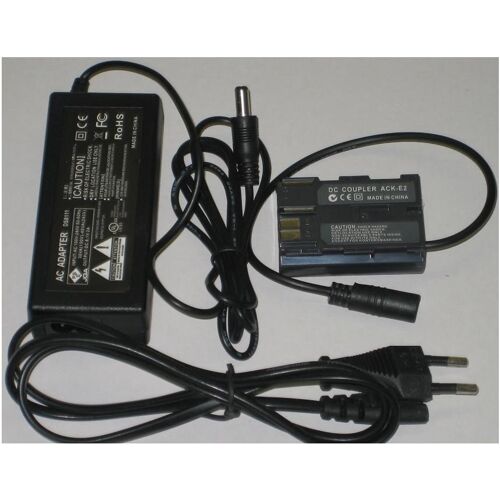 Adapter Chargeur Pour CANON ACK-E2 ACKE2 DS8111 DR-400, EOS 5D 10D 50D 300D D60, 8.1V 2A 16.2W