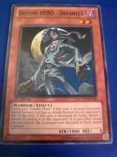 Destiny Hero Departed (Évaporation Héros De La Destinée ) - Yu-Gi-Oh! - Lcgx-En136 - C