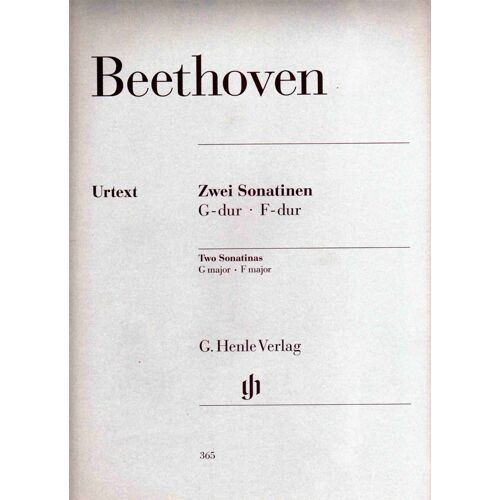 Zwei Sonatinen F-Dur Und G-Dur Anhang 5 Klavier