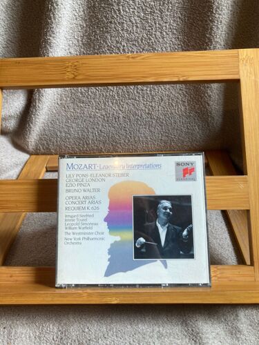 Mozart Legendary Interpretations Arias Requiem Coffret 3 Cd Sony Classical 1991