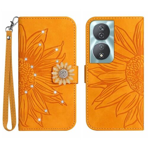 Honneur Étui Pour X7b Titulaire De La Carte Coque En Tpu Antichoc Carte De Crédit Portefeuille Flip Couverture En Cuir Pu - Jaune