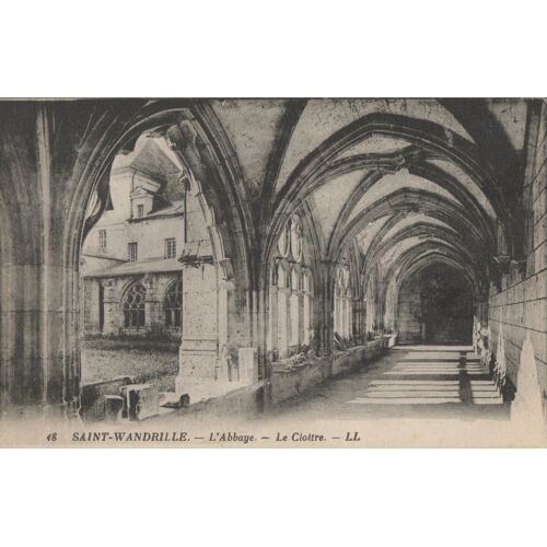 Saint-Wandrille - L'abbaye - Cloître