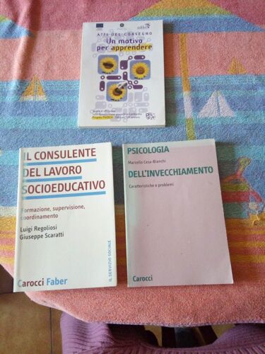 3 Livres En Italien Psychologie