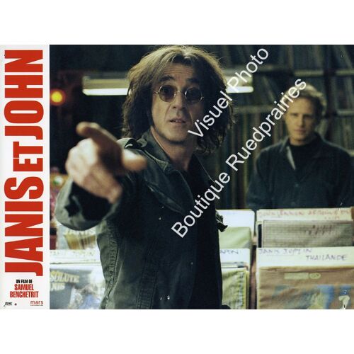 Janis Et John : Jeu De Photos D'exploitation Cinématographique - Format 21x28 Cm - De Samuel Benchetrit Avec François Cluzet, Marie Trintignant, Christophe Lambert - 2002
