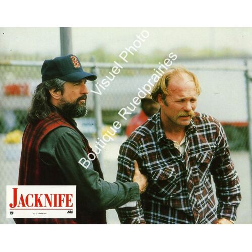 Jacknife : Jeu De Photos D'exploitation Cinématographique - Format 21,5x27 Cm - De David Hugh Jones Avec Robert De Niro, Kathy Baker, Ed Harris - 1988