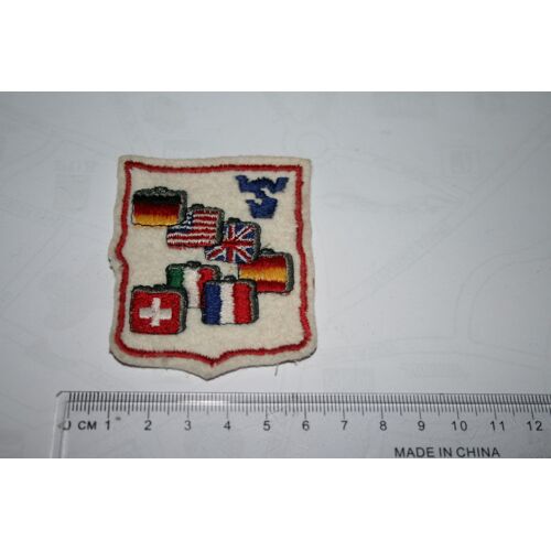 Ecusson Pays Brodé France Usa Royaume Uni Suisse Espagne Allemagne Italie
