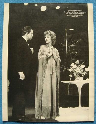 Jours De France N°1040, Coupure De Presse: Nicole Courcel, Paul Meurisse, André Dussolier.