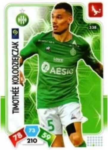 338 Timothée Kolodziejczak - As Saint-Etienne - Panini Adrenalyn Xl Ligue 1 - 2020-2021 Carte Football