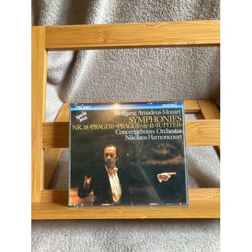 Harnoncourt Concertgebouw Amsterdam Mozart Symphonies 39 / 41 2 Cd Teldec 1985