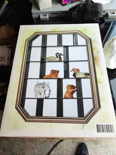 Vitrine En Bois Avec Petits Compartiments Pour Collections, Avec Fond Miroir