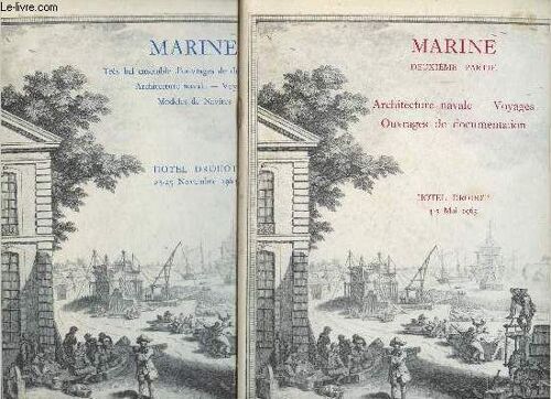 2 Catalogues De Vente Aux Enchères/4-5 Mai 1965- Hotel Drouot- Marine, Architecture Navale, Voyages Etc