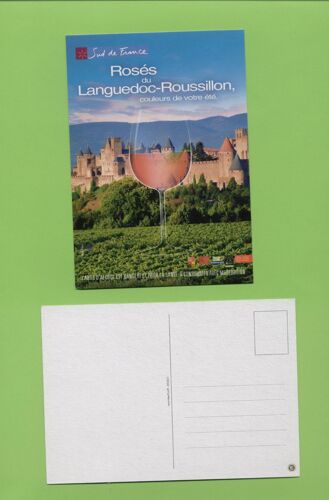 Carte Postale Postcard Postal Vins Wines Vinhos Rosés Du Languedoc Roussillon Sud De France France