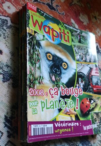 Wapiti 250+251+252+254+256+257+258+259 Lot De 8 Wapiti 2008