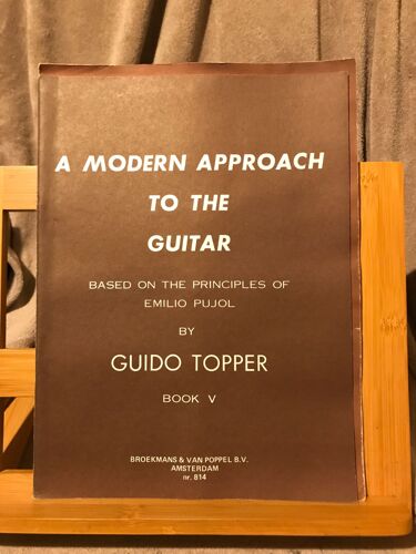 Guido Topper A Modern Approach To The Guitar Méthode Ed. Broekmans & Van Poppel Volume Book V