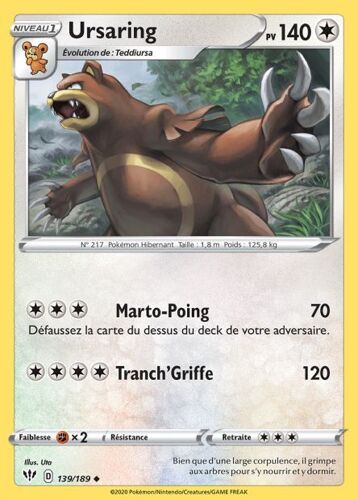 Pokemon!!! Ursaring (139/189)