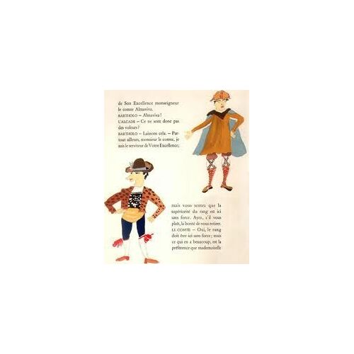 Le Barbier De Séville. Décors Et Personnages Par André Derain.