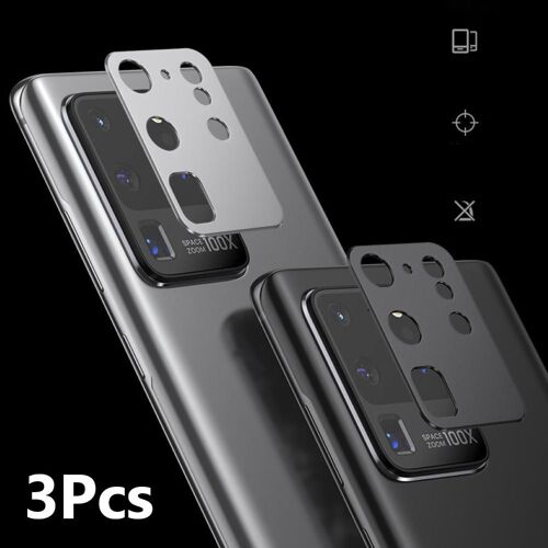 Protecteur d'écran arrière pour Samsung Galaxy S20 Plus Ultra, anneau de Protection d'appareil photo en métal