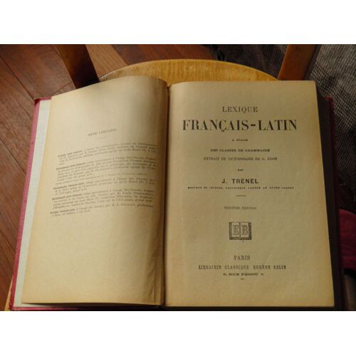 Lexique Francais -Latin