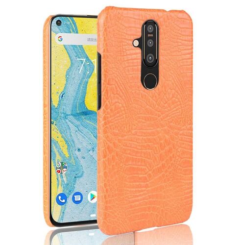 Classique Élégant Étui Pour Nokia X71 Anti Éraflure Mode Classique D'alligator Housse De Protection Compatibilité - Couleur orange